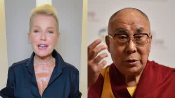 Xuxa e Dalai Lama, respectivamente - Reprodução/Redes Sociais e Getty Images