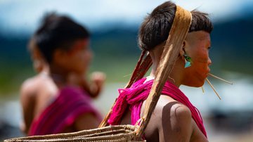 Yanomamis no município de Alto Alegre em Roraima - Getty Images
