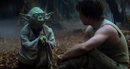 Yoda e Luke Skywalker em O Império Contra-Ataca (1980) - Divulgação