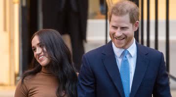 Príncipe Harry e Meghan em sua última aparição antes do comunicado de saída da família real - Getty Images
