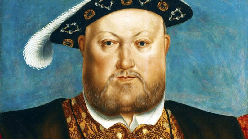 Pintura retrata Henrique VIII usando chapéu real - Wikimedia Commons