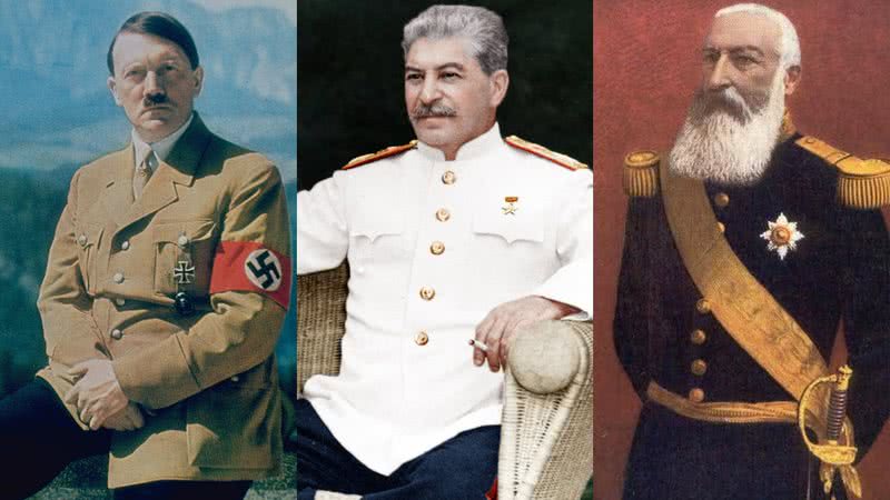 Adolf Hitler, Stalin e Leopoldo II em fotos conhecidas - Wikimedia Commons