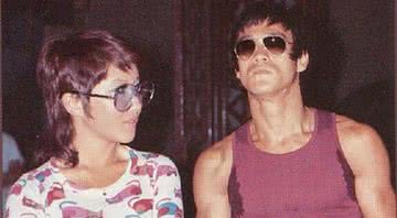 Bruce Lee e a atriz Betty Ting Pei - Divulgação
