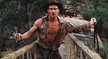Indiana Jones em combate durante uma cena de seu filme - Divulgação / LucasFilm