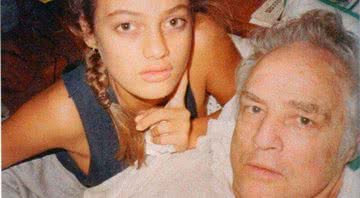 Marlon Brando e sua filha Cheyenne Brando - Divulgação