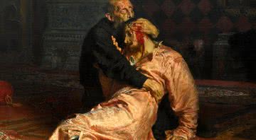 Ivan depois de ter matado o próprio filho, por Ilya Repin - Wikimedia Commons