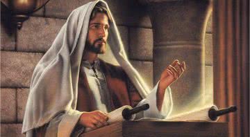 Reprodução de Jesus falando na sinagoga (Lucas 4; 14-30) - Divulgação/Youtube