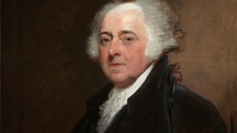 Retrato colorido do presidente americano John Adams - Wikimedia Commons