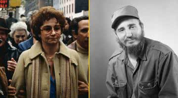 Juanita (à esq.) e Fidel (à dir.) em montagem - Getty Images