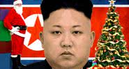 Kim Jong Un em uma imagem natalina fictícia - Free Commons