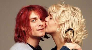 Os cantores Kurt Cobain e Courtney Love, um dos casais mais icônicos da hitória da música - Divulgação/ Michael Levine