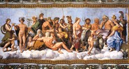 O consílio dos deuses, de Rafael - Reprodução