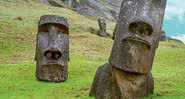 As estátuas símbolo da Ilha de Páscoa chegam a pesar 80 toneladas - divulg.