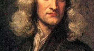 Retrato de 1689, quando ele tinha 46 anos - Godfrey Kneller, 1689