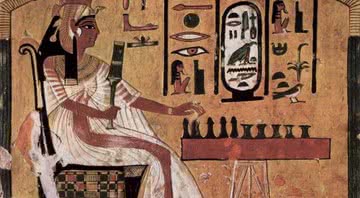 A rainha Nefertari, da qual só sobraram as pernas - Wikimedia Commons