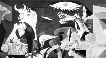 Detalhe do quadro Guernica, de Pablo Picasso - Wikimedia Commons