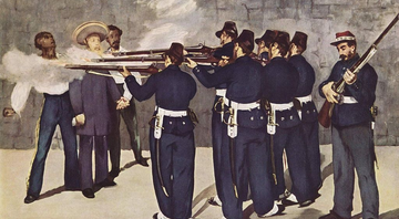 A execução do Imperador Maximiliano do México, Édouard Manet, 1868 - Wikimedia Commons