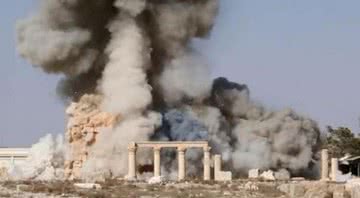 Destruição de Palmira em vídeo do próprio Estado Islâmico - Reprodução