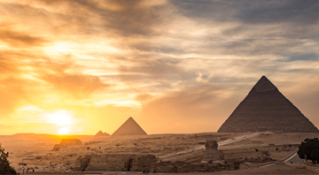 As pirâmides de Gizé - Shutterstock