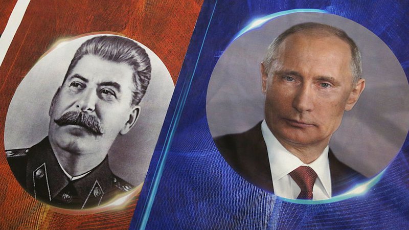 Stalin e Putin - Getty Images
