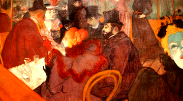 'No Moulin Rouge', de 1892 - Henri de Toulouse-Lautrec