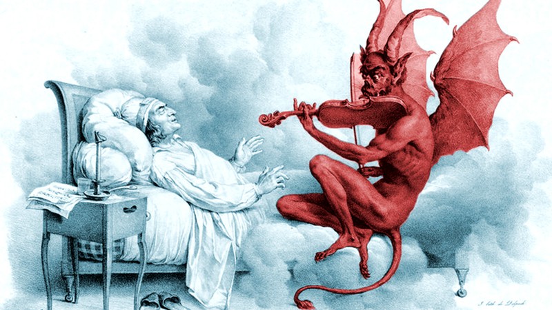 O Diabo estava presente em músicas muito comuns - Wikimedia Commons