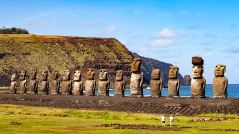 As estátuas da Ilha de Páscoa - Getty Images