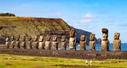 As estátuas da Ilha de Páscoa - Getty Images