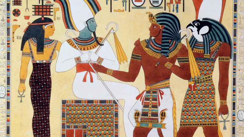 Mural encontrado na tumba do Rei de Tebas - Getty Images