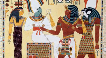 Mural encontrado na tumba do Rei de Tebas - Getty Images