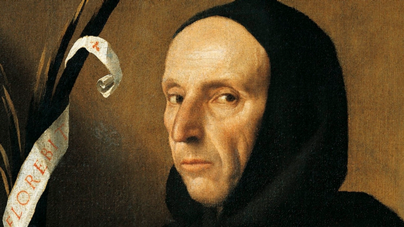 Savonarola, por Moretto da Brescia, 1524
