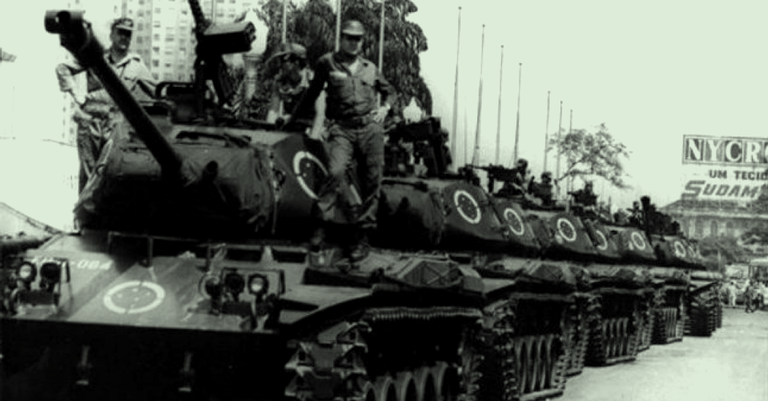 Tanques no Rio em 1964 - Correio da Manhã