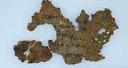 Trecho de um dos manuscritos - Reprodução/ Museu da Bíblia 