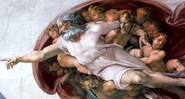Representação de Deus em A Criação de Adão, de Michelangelo / Crédito: Reprodução