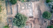 O local onde se localizava o tempo em Tel Dan - Reprodução / School of Biblical Archaeology