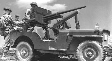 Jeep utilizado em 1942, durante a Segunda Guerra Mundial - Reprodução