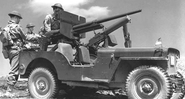 Jeep utilizado em 1942, durante a Segunda Guerra Mundial - Reprodução