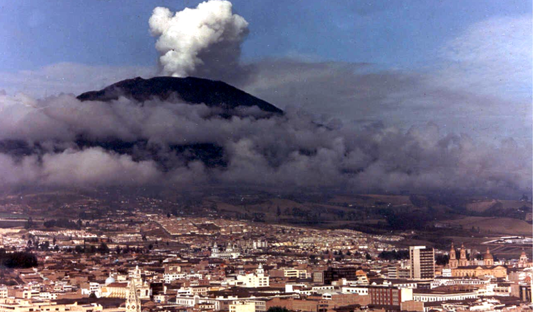 Vulcão Nevado Del Ruiz entrou em erupção em 1985 - Reprodução