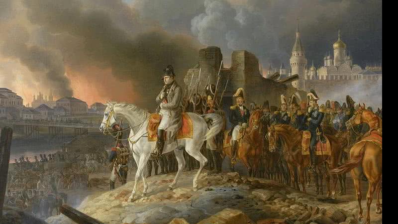 Napoleão em Moscou, setembro de 1812 - Wikimedia Commons
