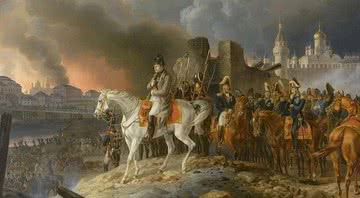 Napoleão em Moscou, setembro de 1812 - Wikimedia Commons