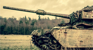 Foto de um tanque de guerra - Getty Images