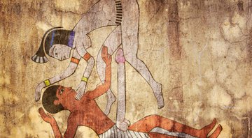 Desenho erótico do Egito Antigo - Getty Images