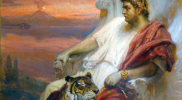 Nero, imperador romano - Reprodução