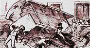 Ilustração da Revolta do Vintém, no Rio de Janeiro. Por Angelo Agostini (1880) - Domínio Público