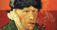 Autorretrato com uma Orelha Enfaixada e um Cachimbo, de Van Gogh - Reprodução