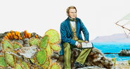 Ilustração de Darwin na Ilha de Galápagos - Getty Images