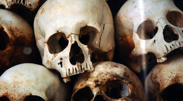 Crânios de vítimas do regime - Getty Images
