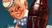 Propaganda da coca-cola, anos 1950 - Reprodução