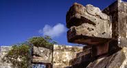 Plataforma das águias em Chichen Itza, uma das grandes cidades maias - Getty Images