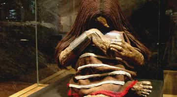 Réplica da Múmia de Plomo, considerada uma vítima de sacrifício infantil - Jason Quinn/Wikipedia Commons